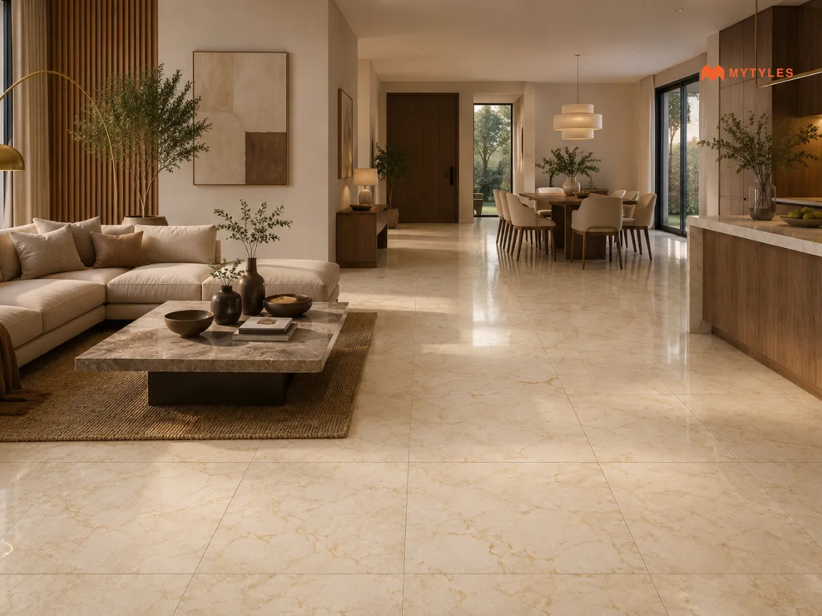 Beige or Warm Grey Grout – For Warm-Toned Marble